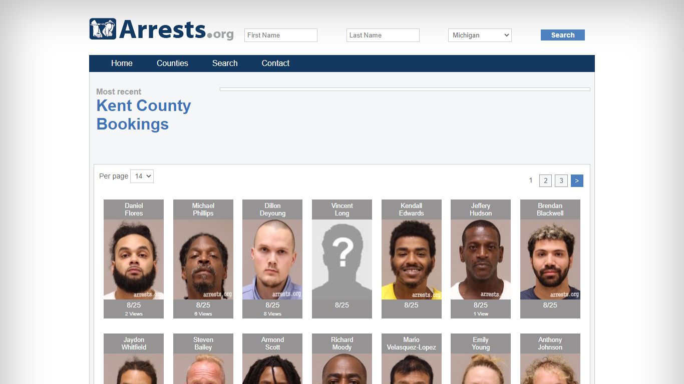 Kent County Arrests and Inmate Search
